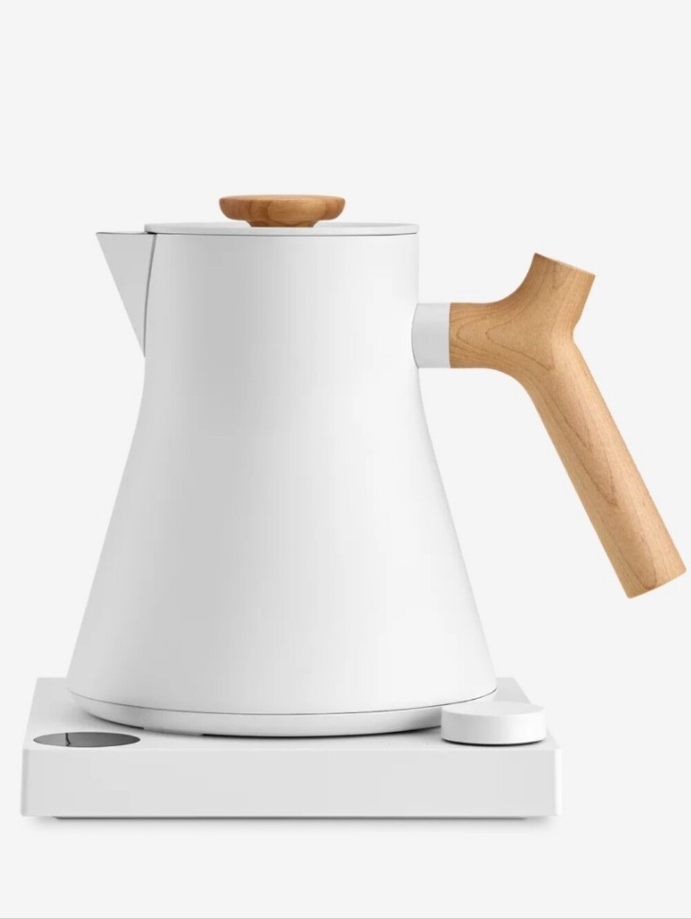 Fellow Corvo EKG Pro Electric Kettle - Matte White + Maple